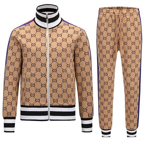 gucci tracksuit men's sale|authentic gucci tracksuit.